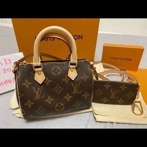 LOUIS VUITTON | Nano Speedy & Keypouch Bundle